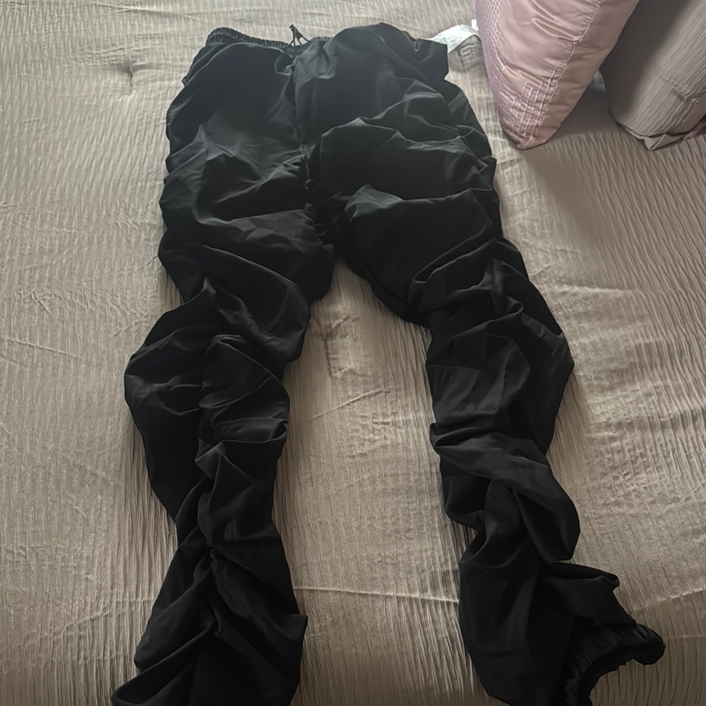SHEIN Black Track Pants